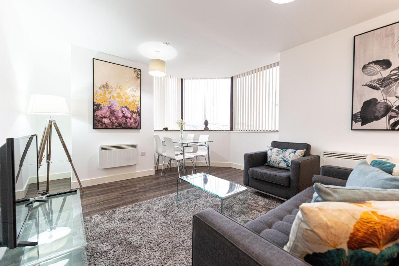 Seven Living Broadway Residences - Birmingham City Centre, Broad Street - Free Parking 외부 사진